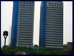 Some of the older skyscrapers of Guangzhou.